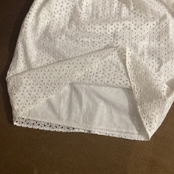 MODA INTERNATIONAL 100% COTTON SUNDRESS W/REMOVABLE STRAPS EYELET FLOWY - Picture 7 of 9